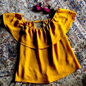 Lily White Yellow Blouse